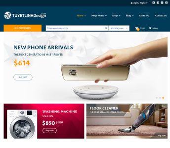 Mẫu website thương mại điện tử - WDTMDT - 18